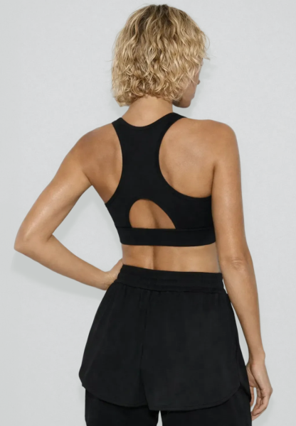 Топ бра SpeedFlow Zip Black